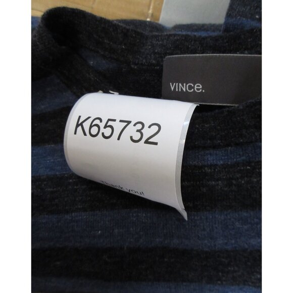 Vince Sweater Small Gray Cashmere Wool Blend Pullover Crewneck Knit - Picture 10 of 10